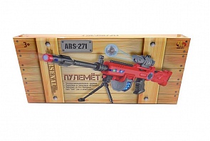 Пулемет с прицелом и подсветкой, со световыми и звуковыми эффектами (ABtoys, ARS-271(DQ-2390))